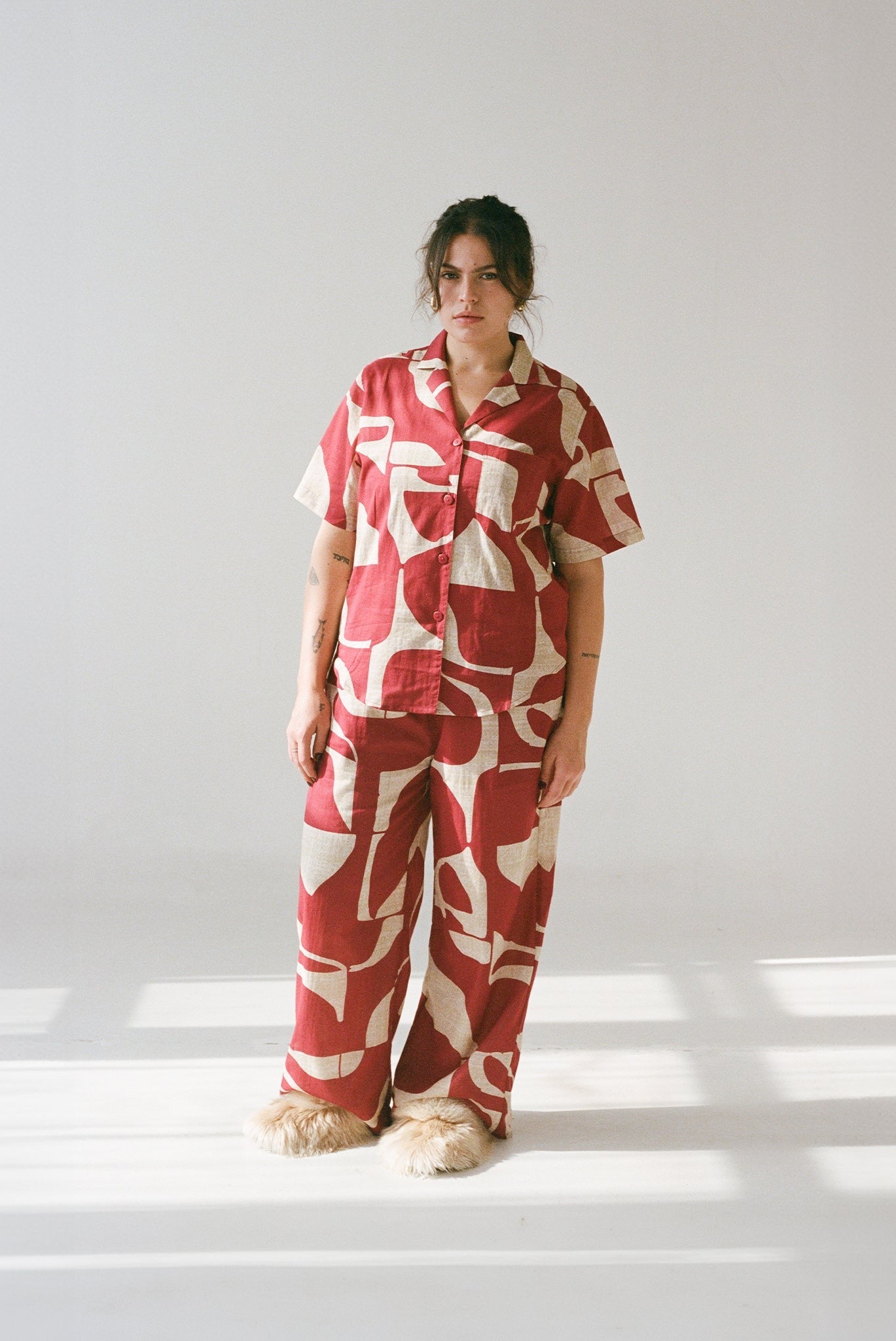 WRAY - Luna Pant - Deco Sky -