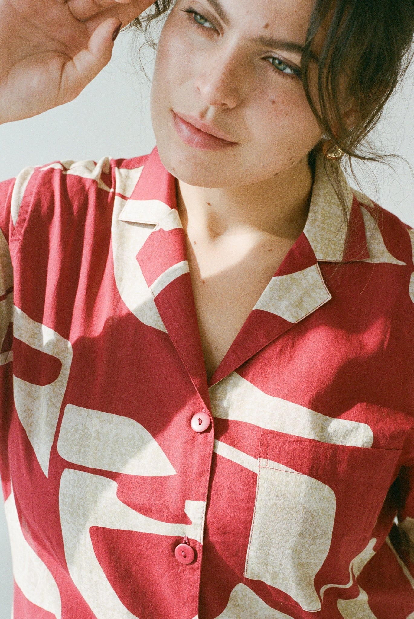 WRAY - Gregory Top – Deco Sky -