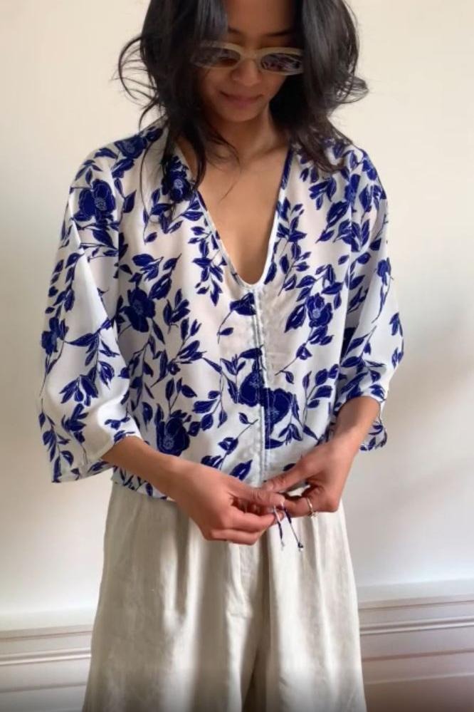 WRAY - Hayley Top - Potterly Floral -