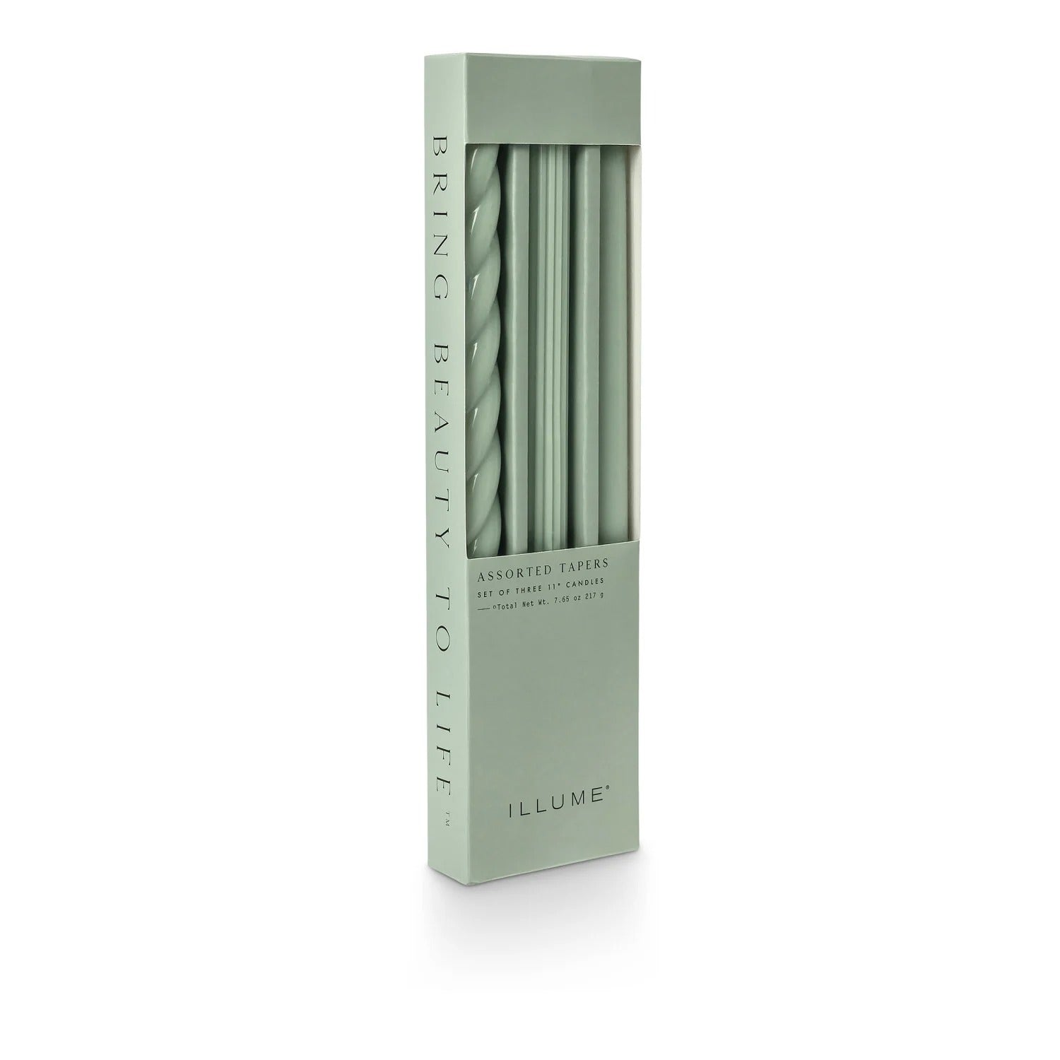 Creative Co. - Assorted Candle Tapers 3-Pack - Sage -
