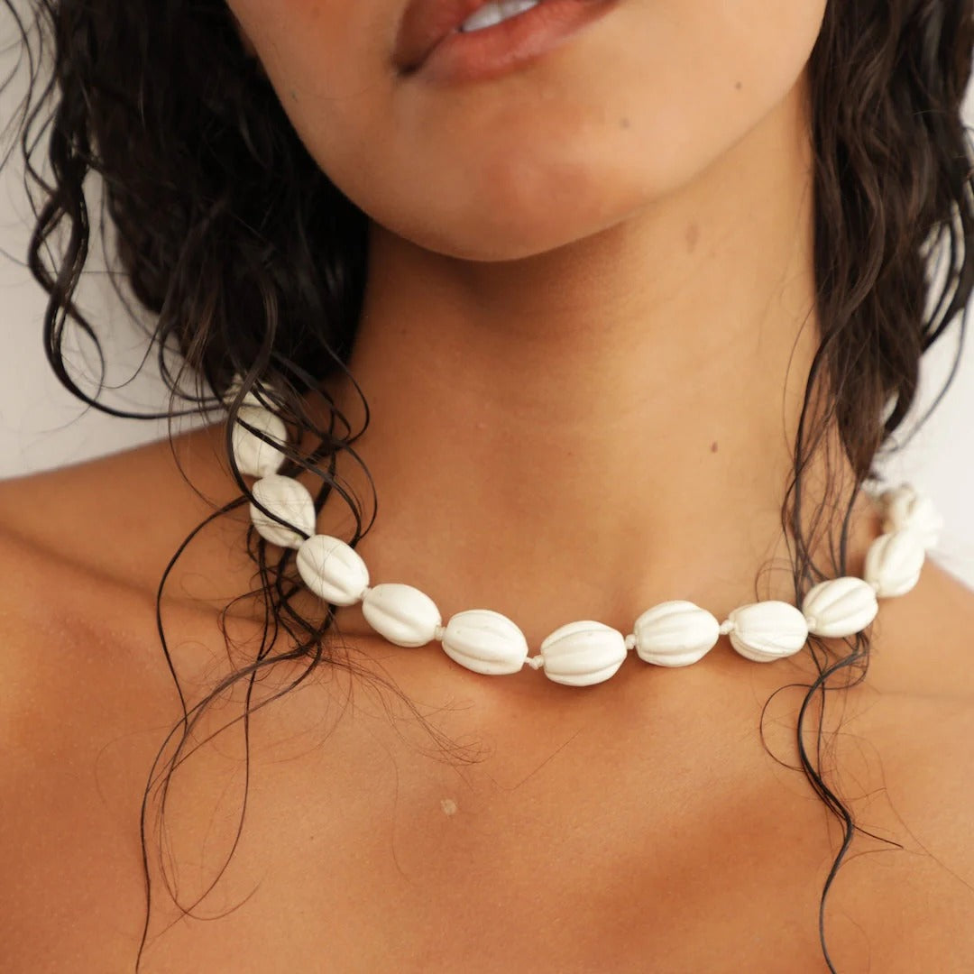 Heaven Mayhem - Isla Necklace - Cream -