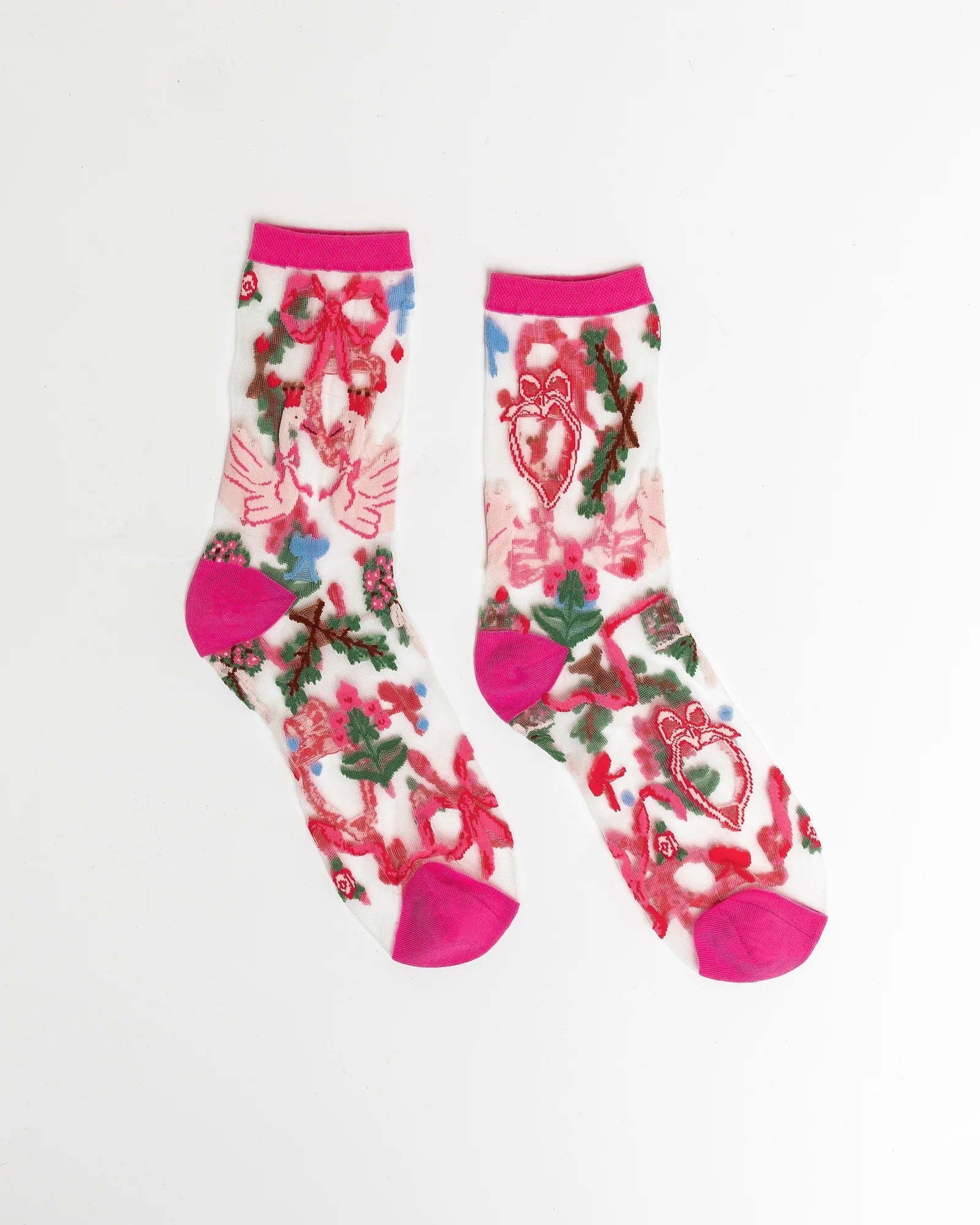 Sock Candy - Balletcore Sheer Crew Sock -