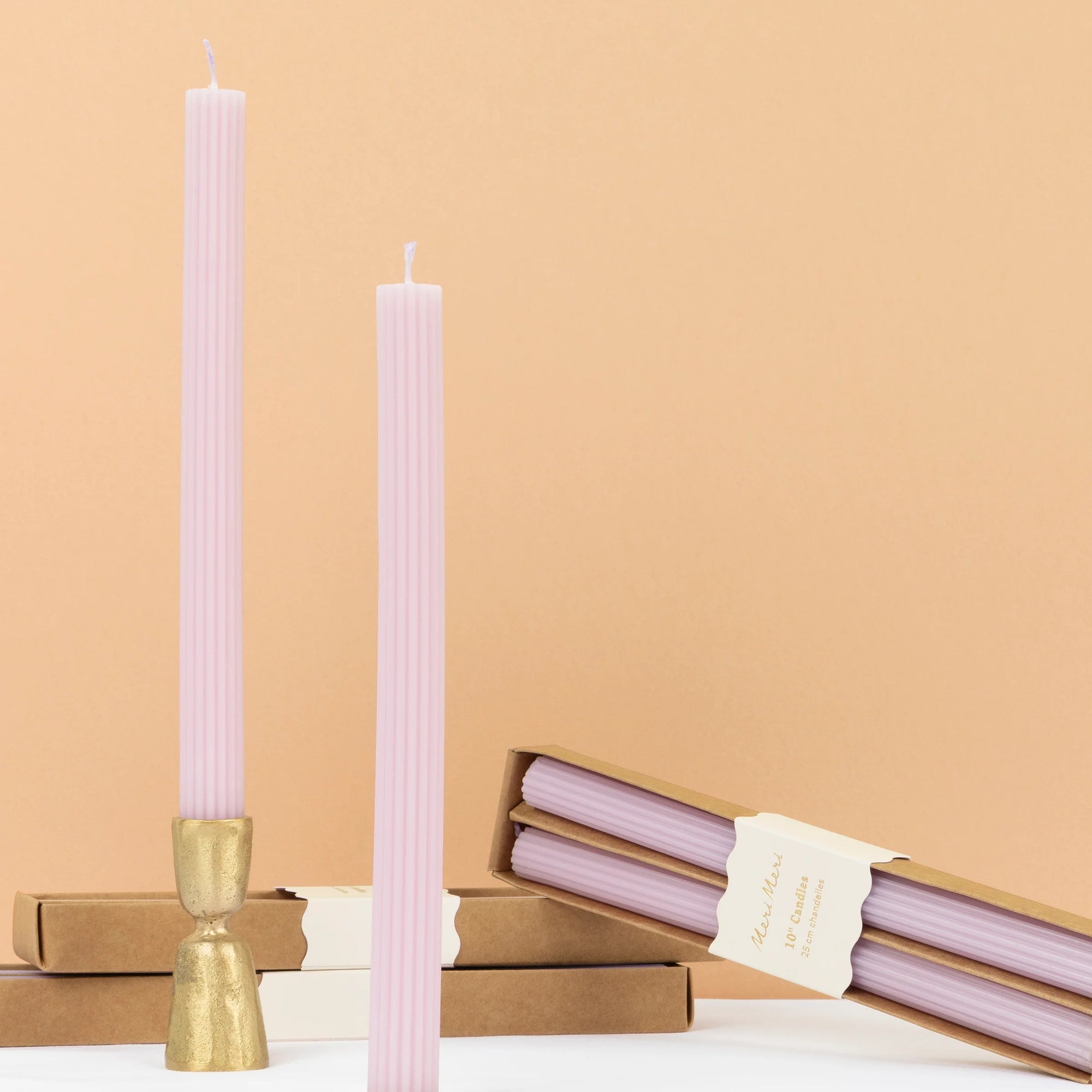 Meri Meri - Lilac Table Candles -