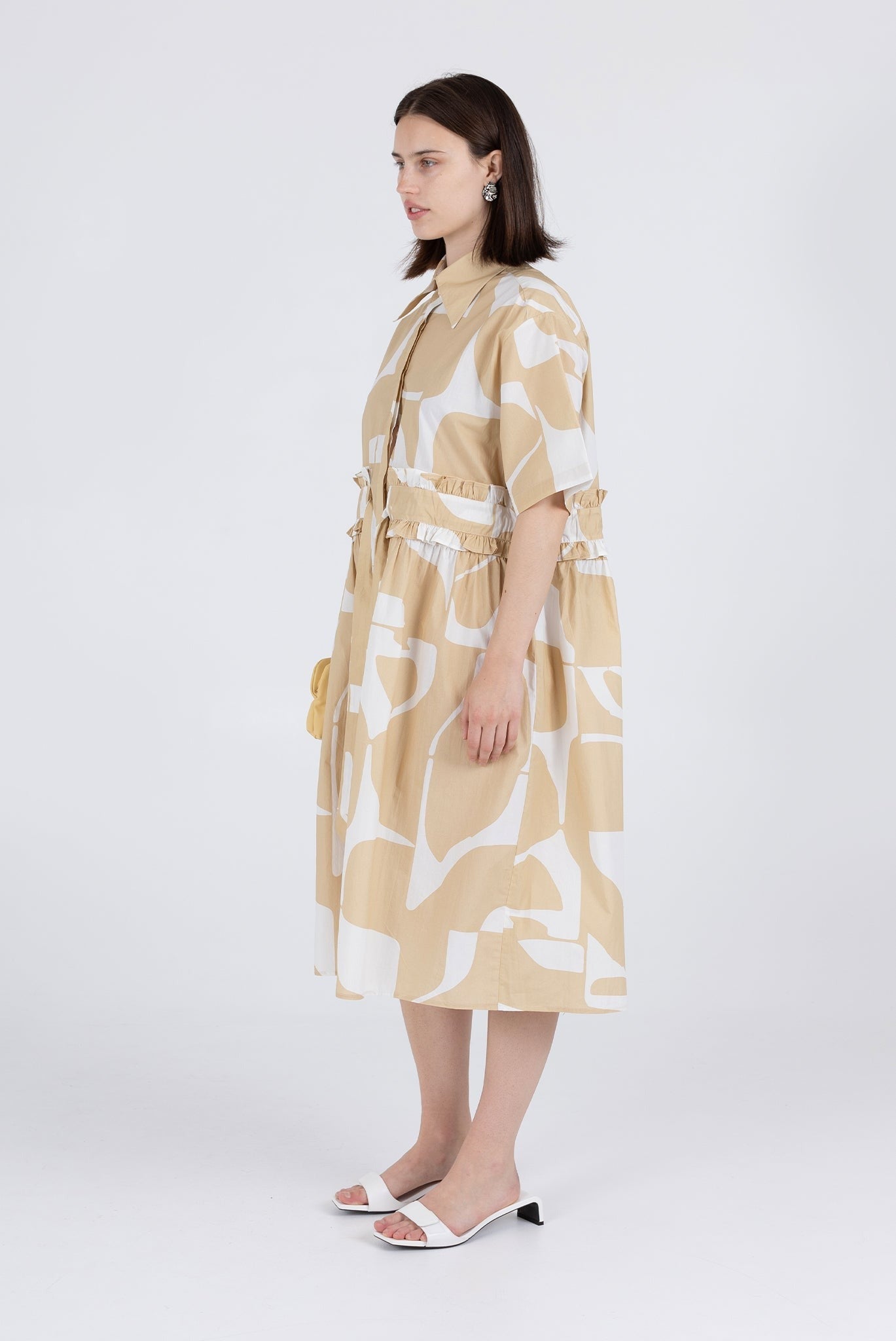 WRAY - Gabrielle Dress - Wheat Sky -