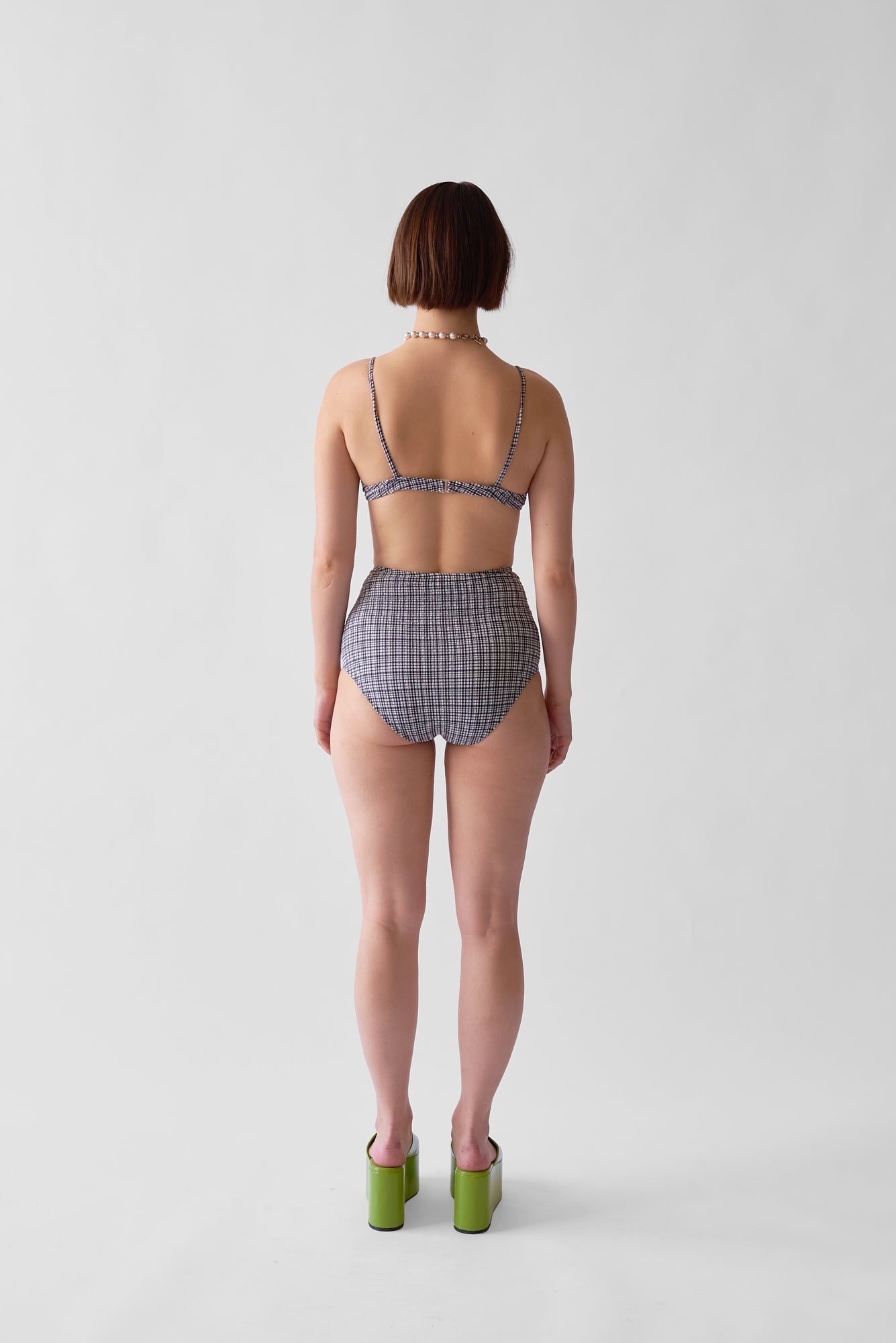WRAY - Neve Bikini Bottom - Graphic Gingham -