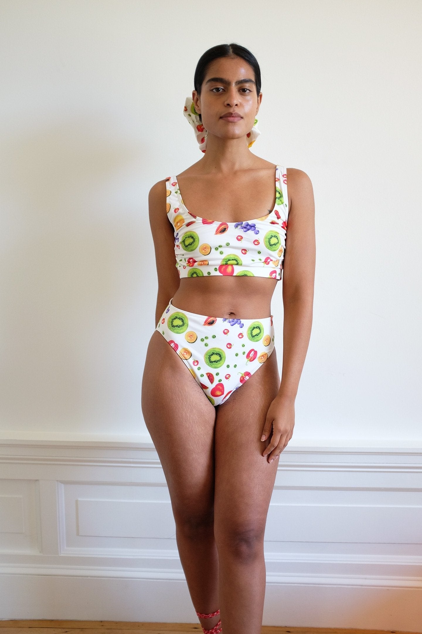 WRAY - Sport Bikini Top - Fruit Print -