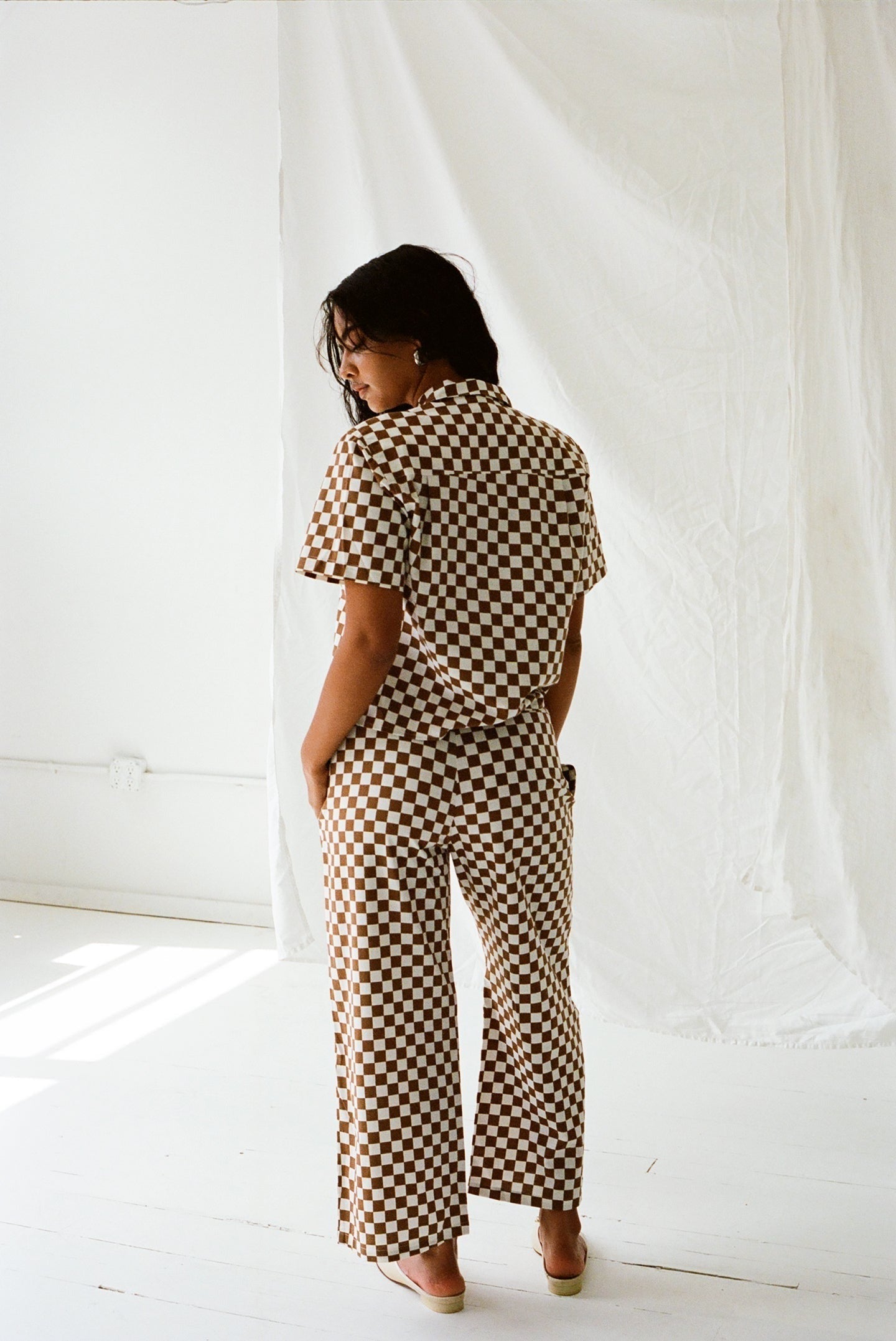 WRAY - Lounge Pants - Toast Check -