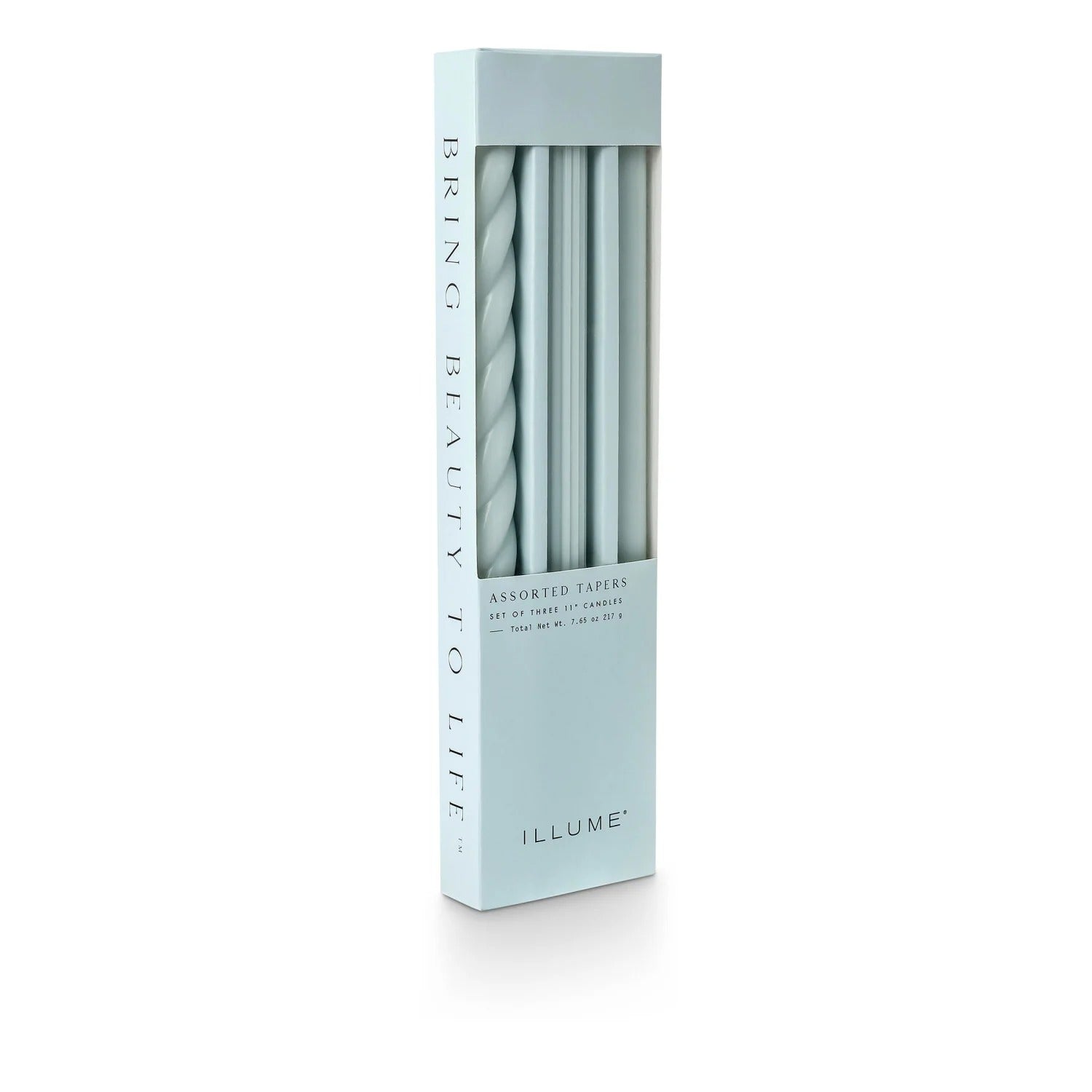 Creative Co. - Assorted Candle Tapers 3-Pack - Sea Mist -