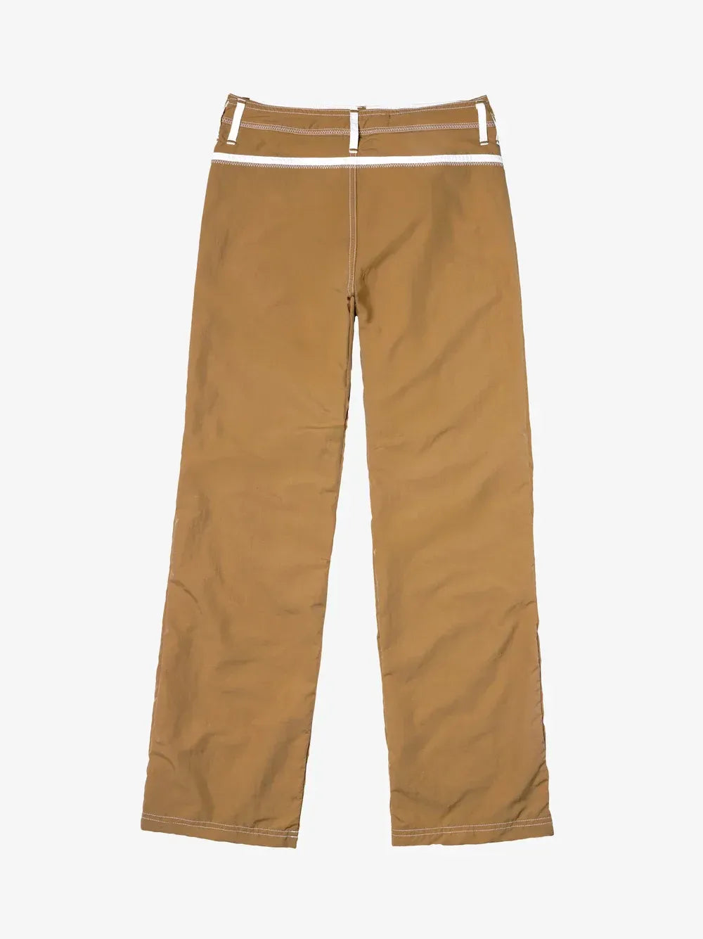 Made Some - Made Some Nylon Pants - Khaki/White -