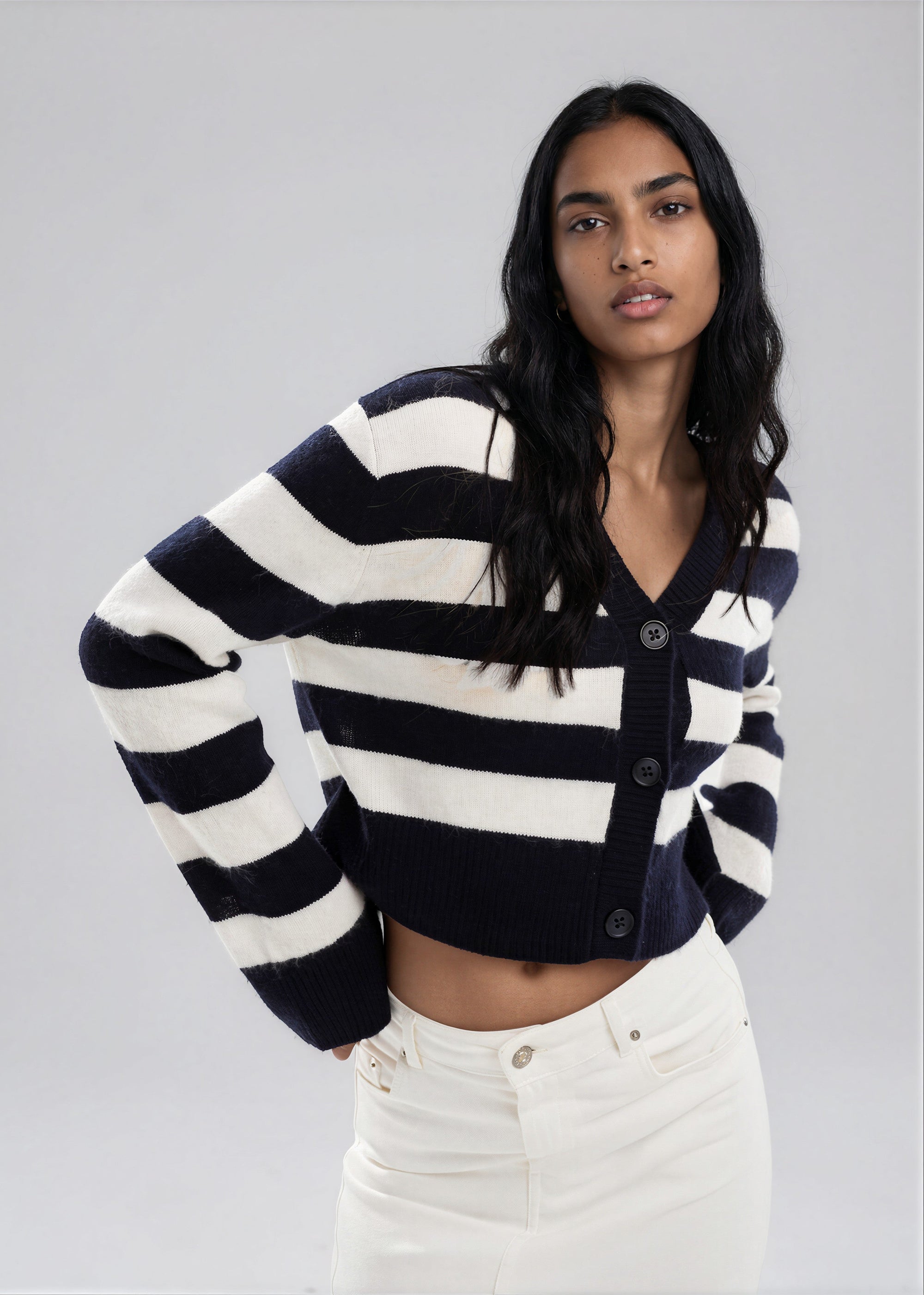 & Other Stories - Vanda Cardigan - Blue -