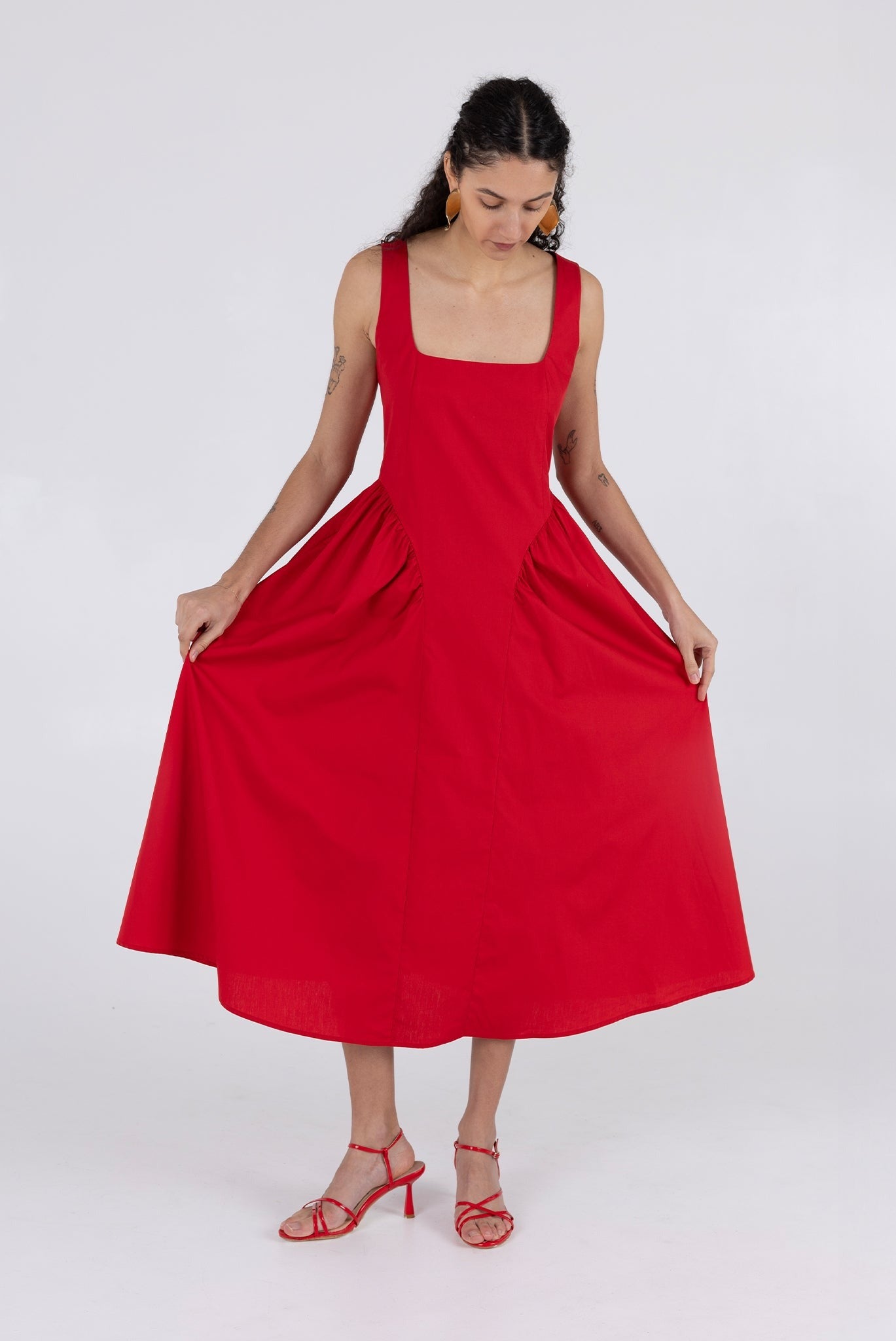 WRAY - Vanessa Dress – Scarlet -