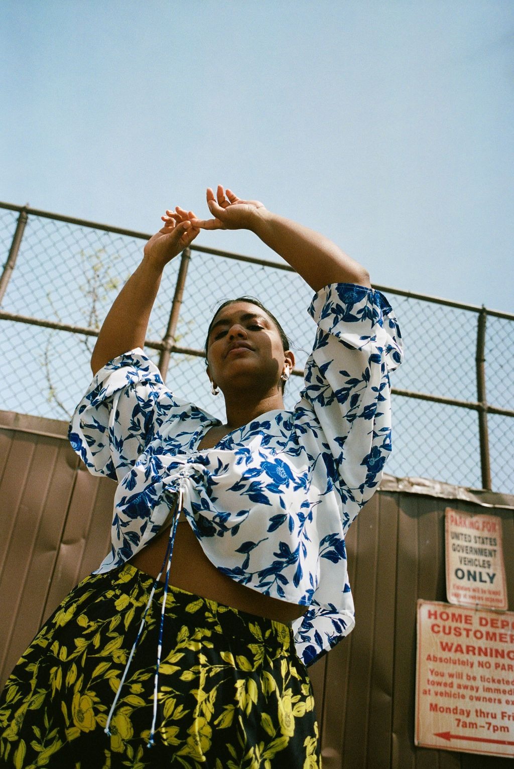 WRAY - Hayley Top - Potterly Floral -