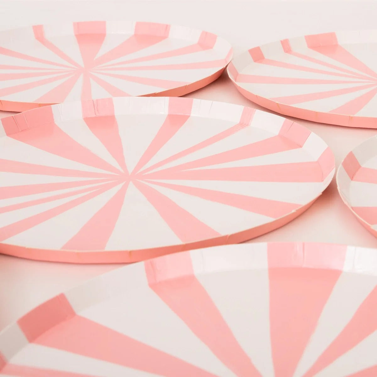 Meri Meri - Pink Stripe Side Plates -