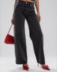& Other Stories - Wide Leg Jeans - Black -