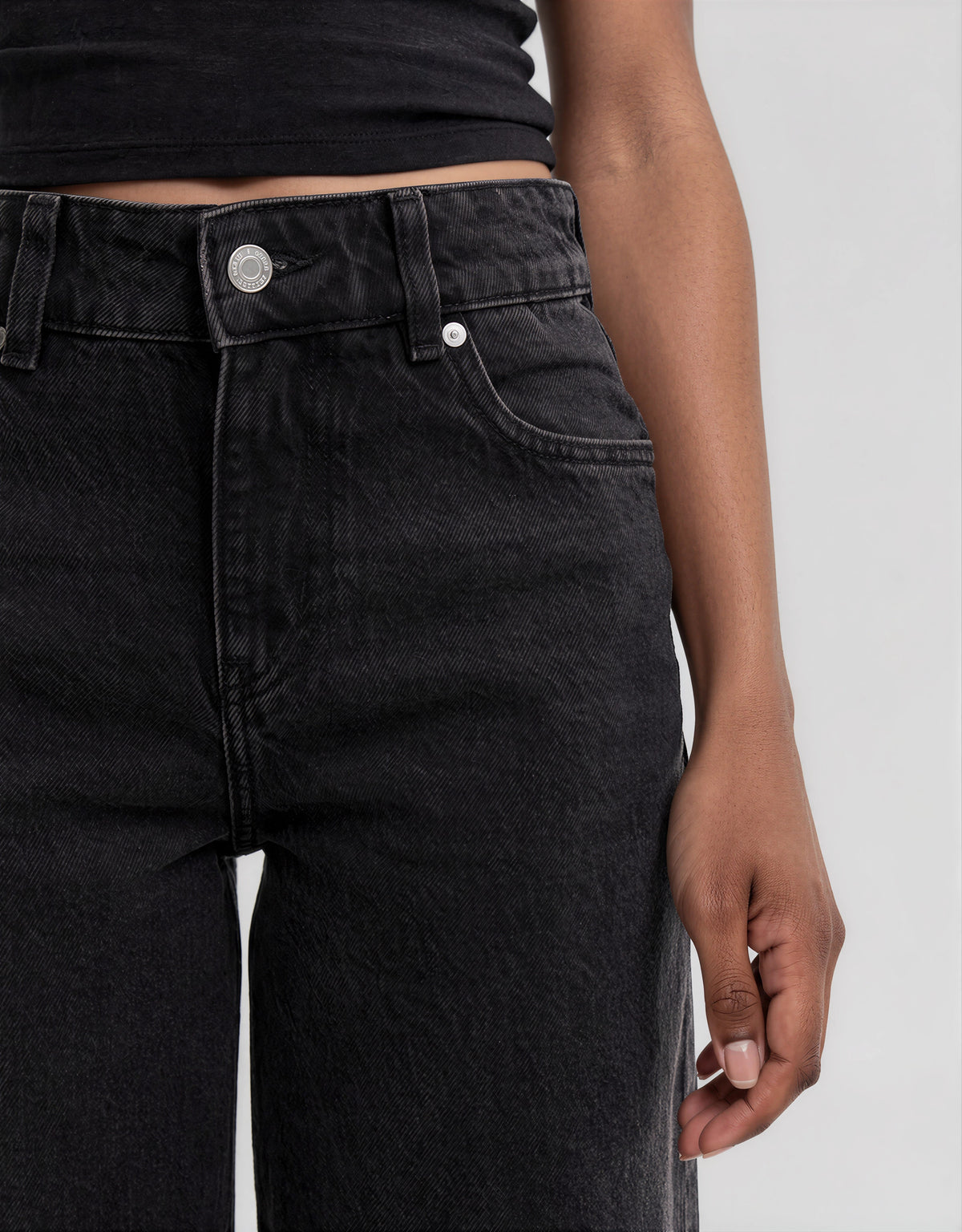 Offe Wide Leg Jeans - Black – offe market