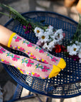 Sock Candy - Bouquets All Day Shimmer Sheer Crew Sock -