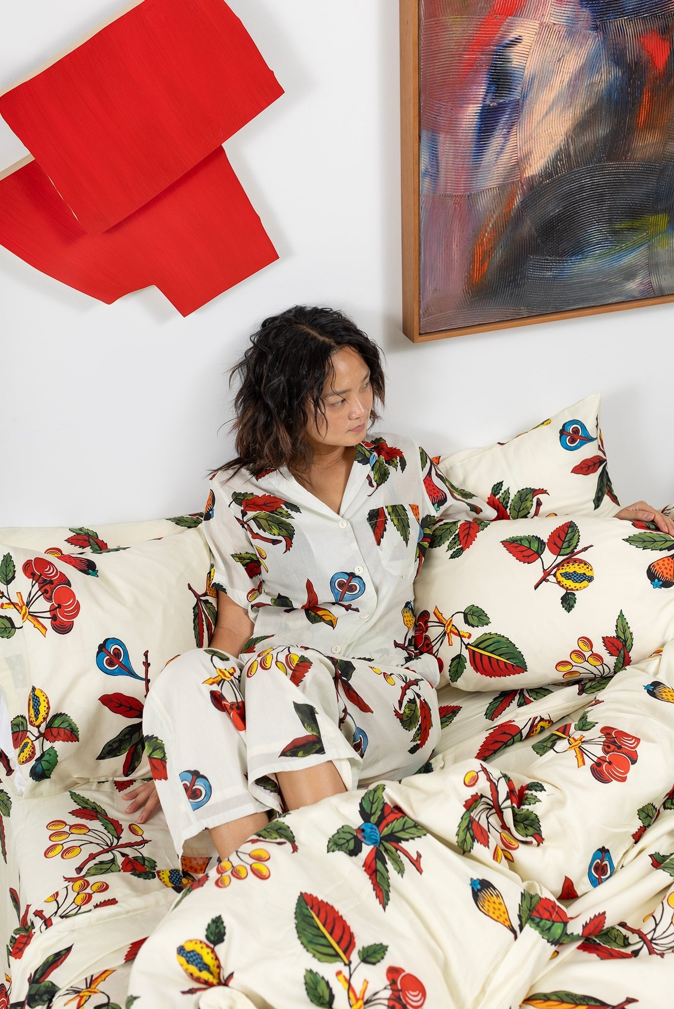 WRAY - Duvet Bedding Set - Stone Fruit -