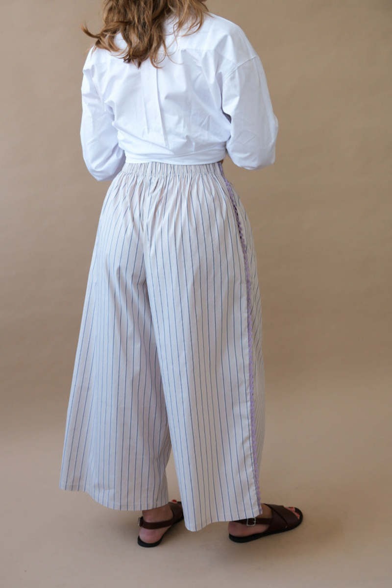 Toit Volant - Aretha Pants - Taupe Stripe -