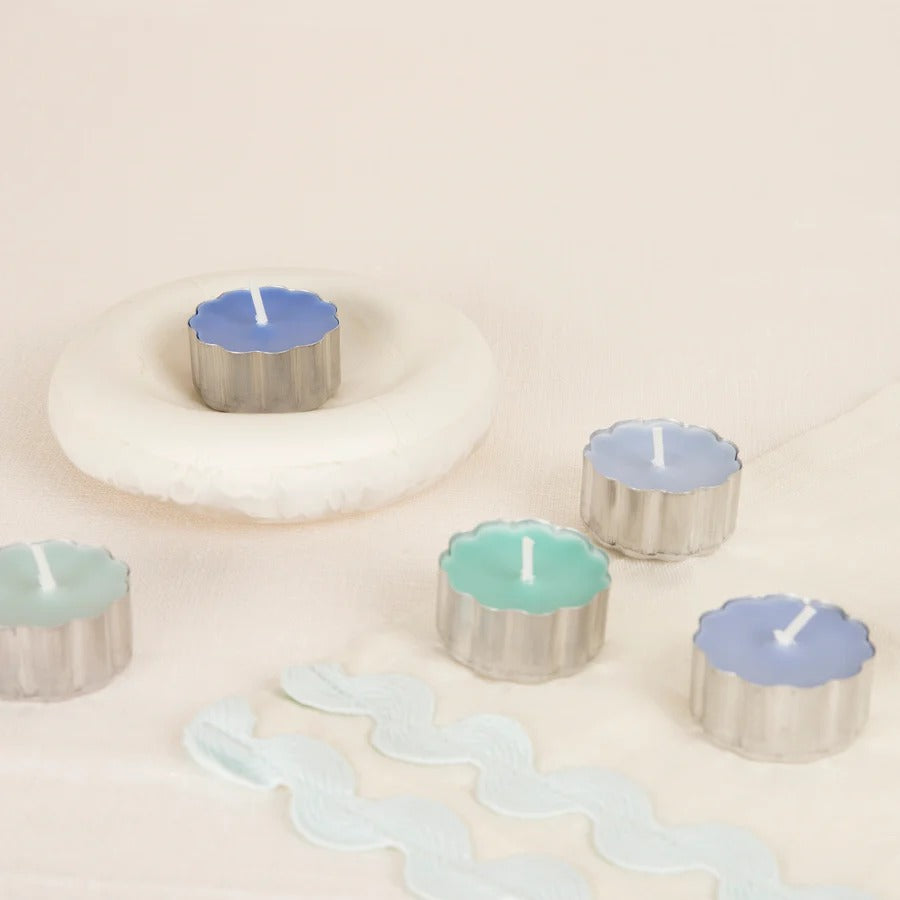 Meri Meri - Blue & Green Tealight Candles -