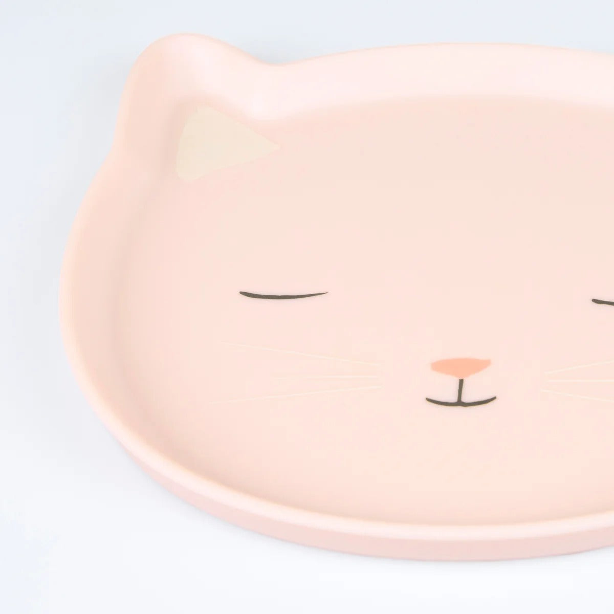 Meri Meri - Melamine Pink Cat Plate -