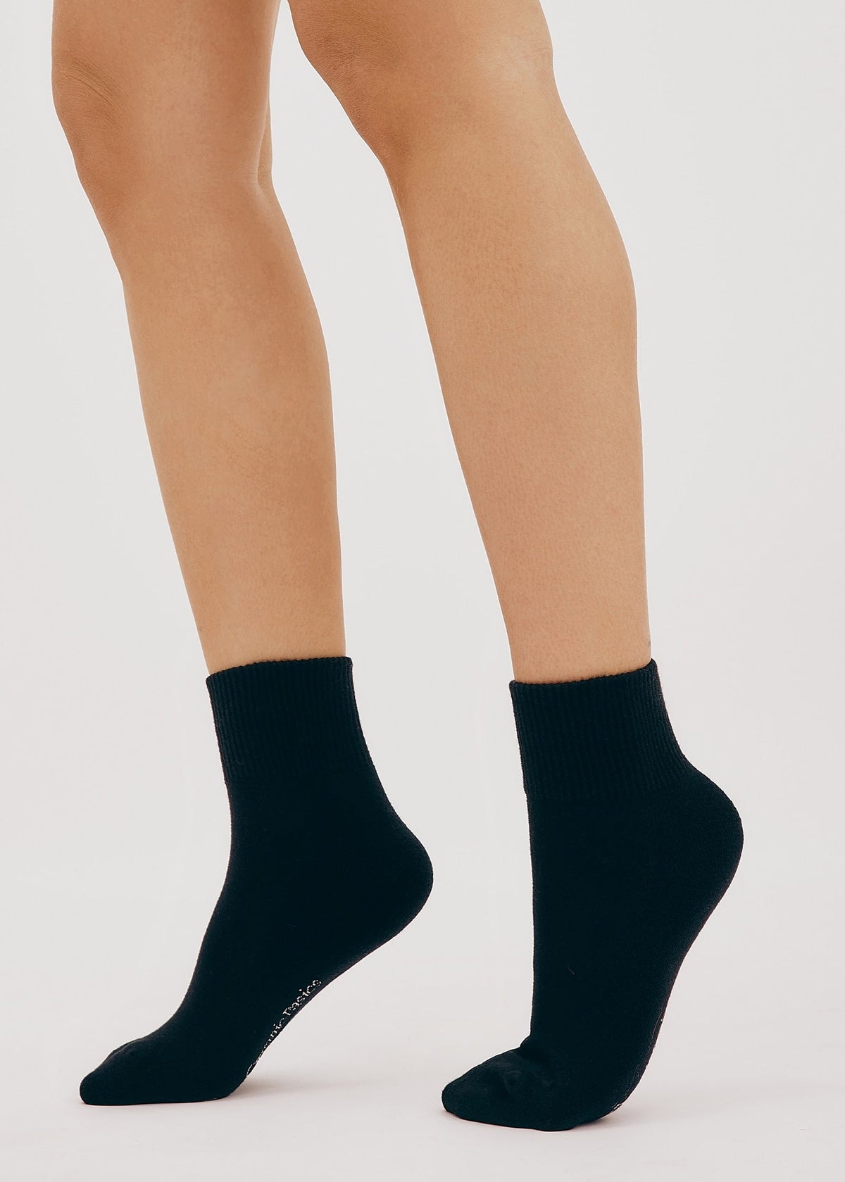 Organic Basics - Core Ankle Socks 2-Pack - Black -
