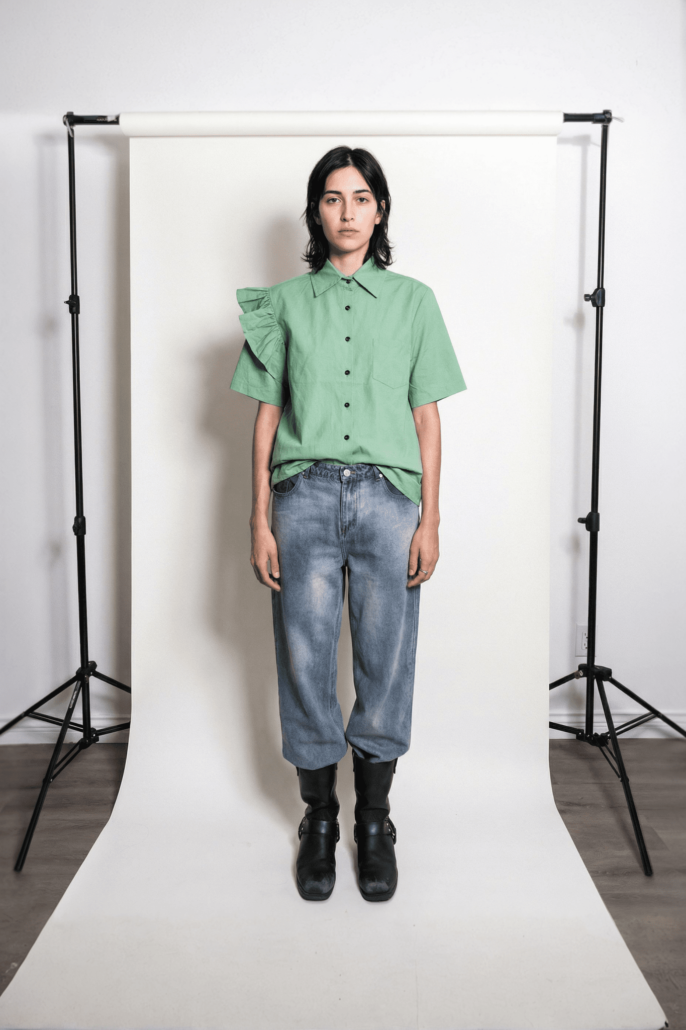 et Tigre - Jonny Pant in Denim - S