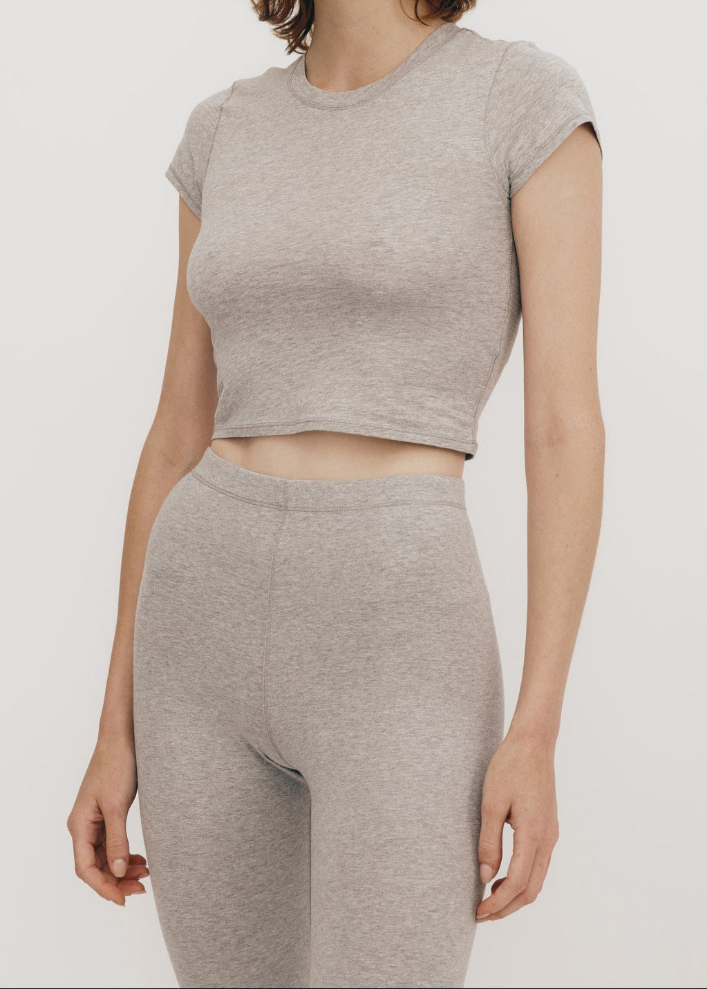 Organic Basics - Core Baby Tee - Grey Melange -