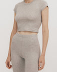 Organic Basics - Core Baby Tee - Grey Melange -