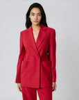 & Other Stories - Libby Wool Blazer - Red -