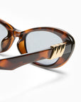Le Specs - The Whisperer Sunglasses - Dark Tort -