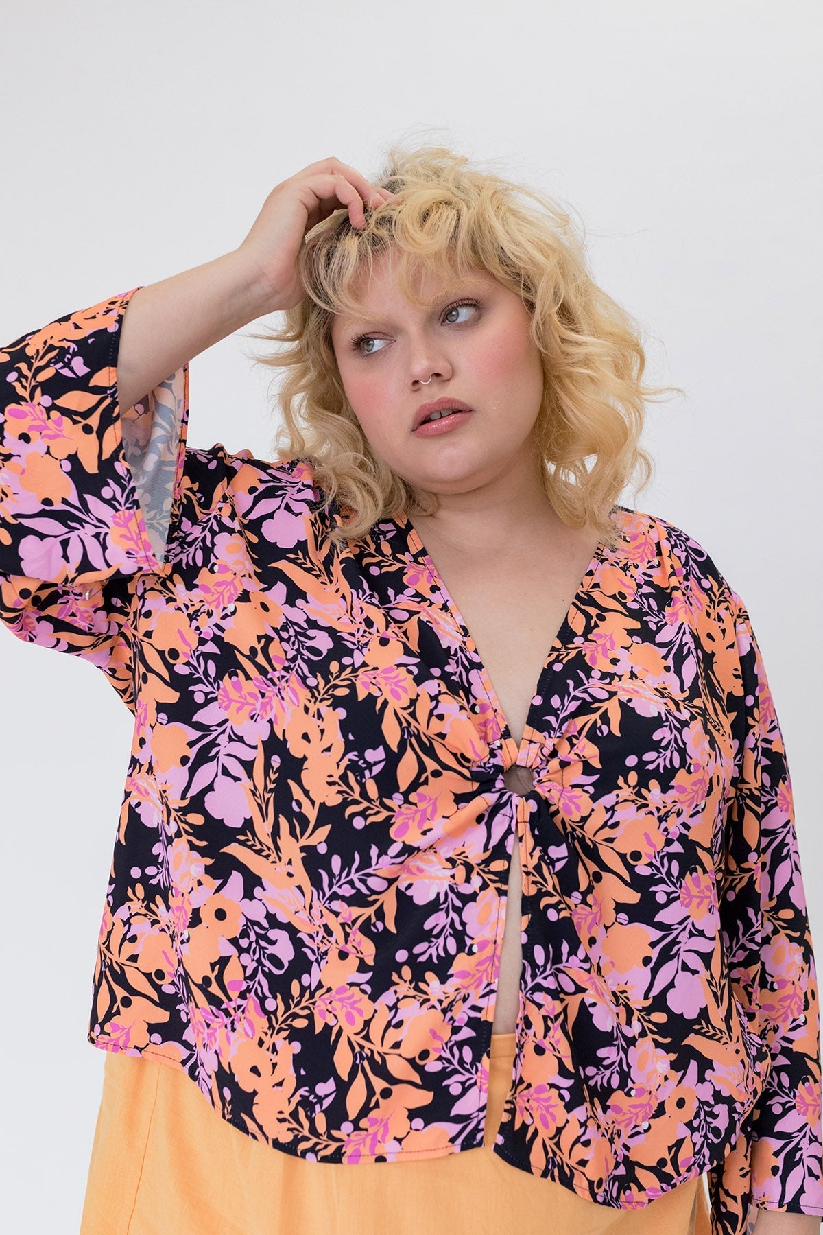 WRAY - Libra Top - Night Garden -