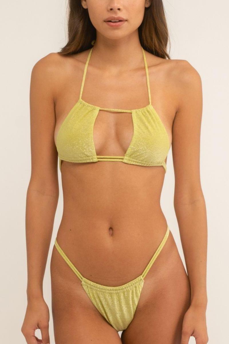 Montce - Limon Sparkle Brasil Bikini Bottom -
