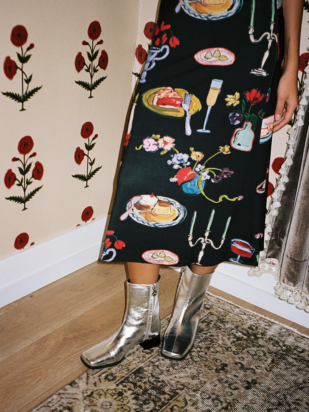 Lisa Says Gah - Quincy Boot - Silver -