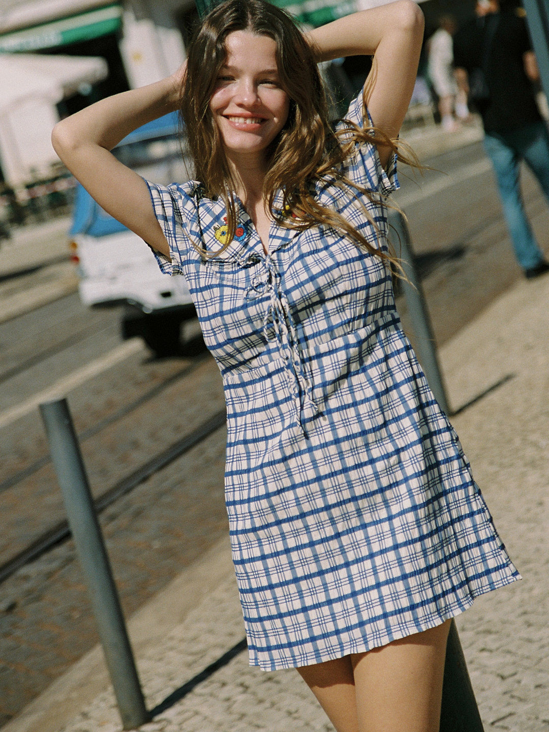 Lisa Says Gah - Alexa Shirtdress - Cornflower -
