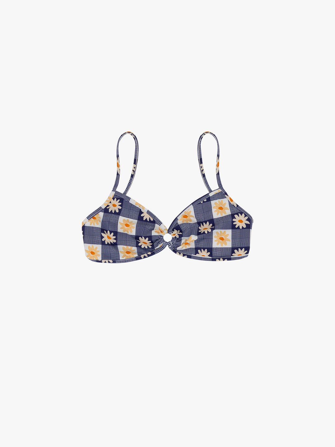 Lisa Says Gah - Banks Top - Navy Daisy Gingham -