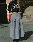 Lisa Says Gah - Cece Turtleneck - Ink Bow -