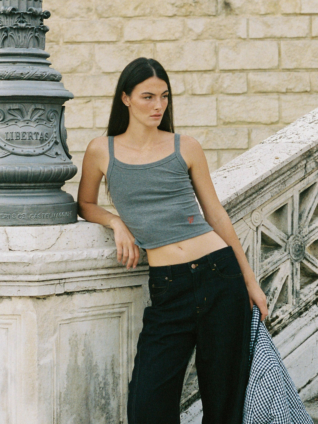 Lisa Says Gah - Harley Tank - Grey -