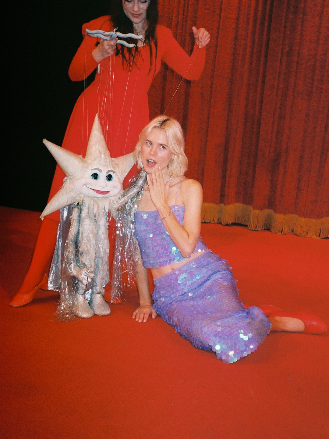 Lisa Says Gah - Siren Skirt - Lilac Paillette -