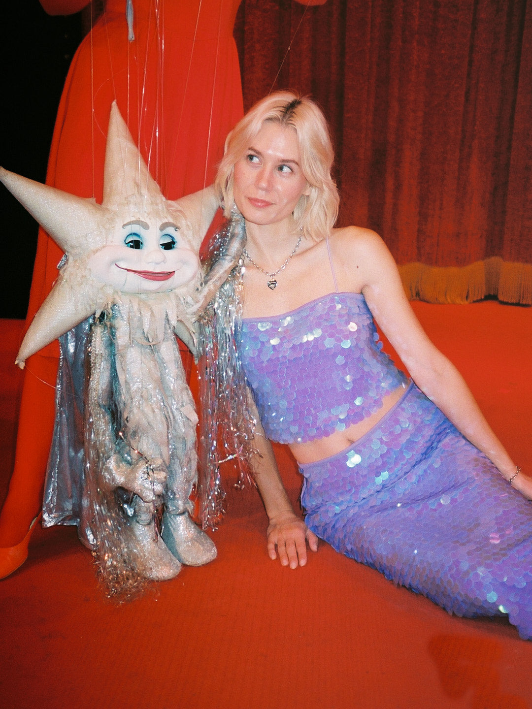 Lisa Says Gah - Perri Top - Lilac Paillette -