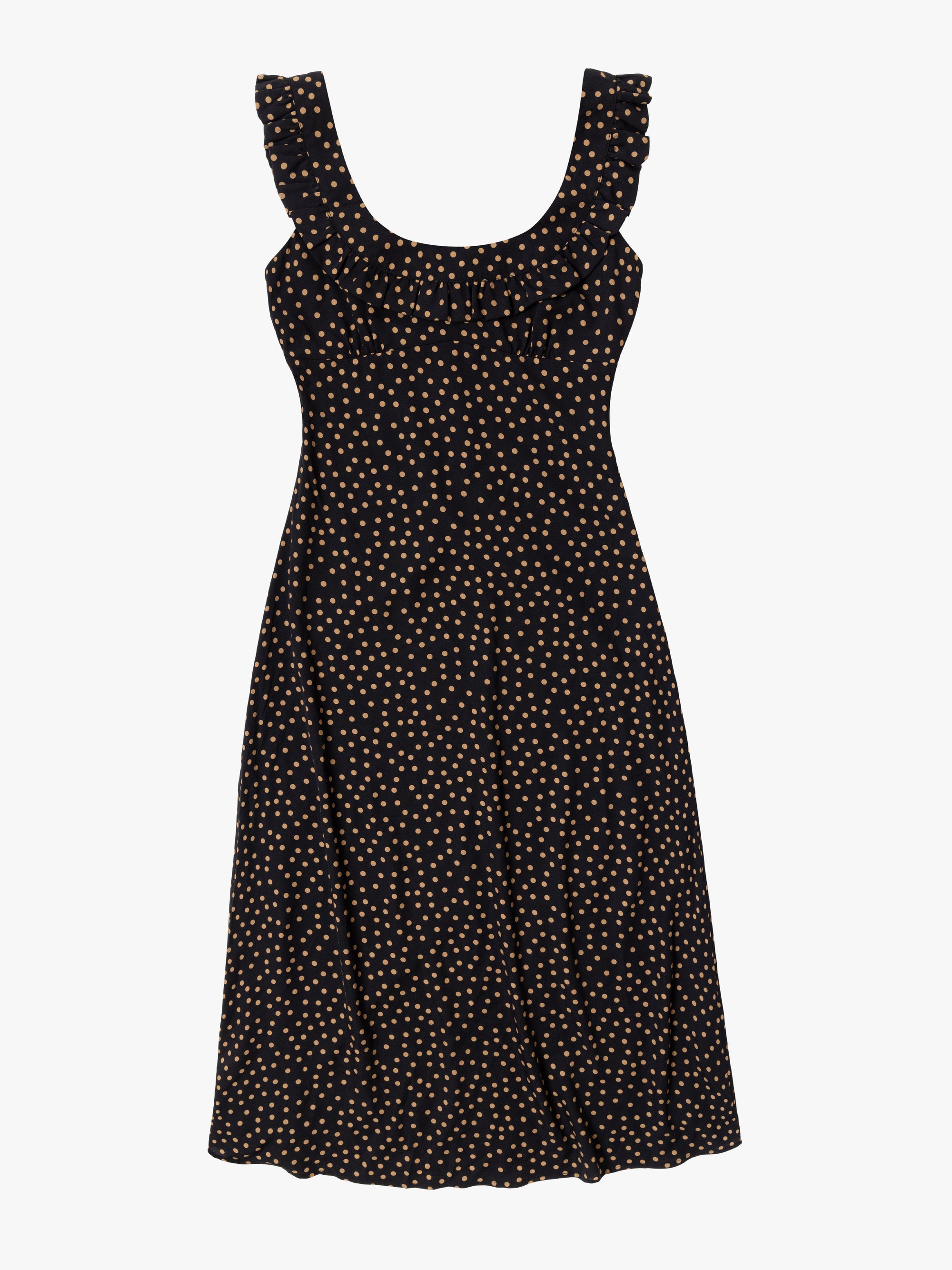 Lisa Says Gah - Iris Dress - Taupe Dot -