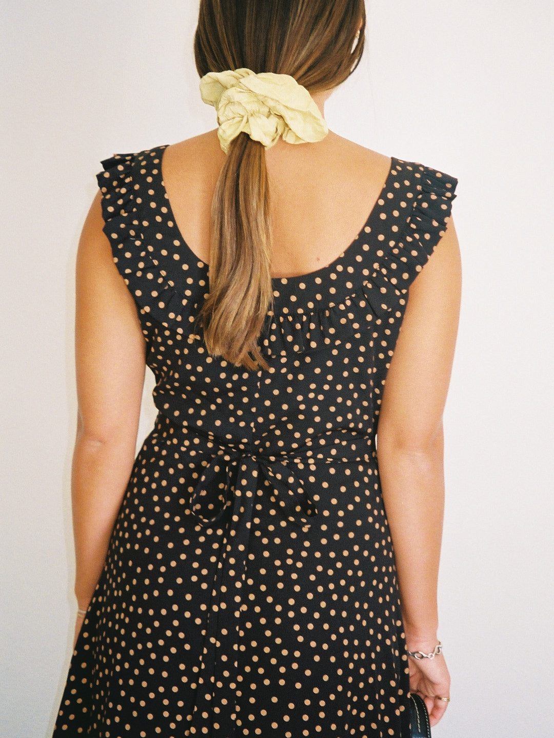 Lisa Says Gah - Iris Dress - Taupe Dot -