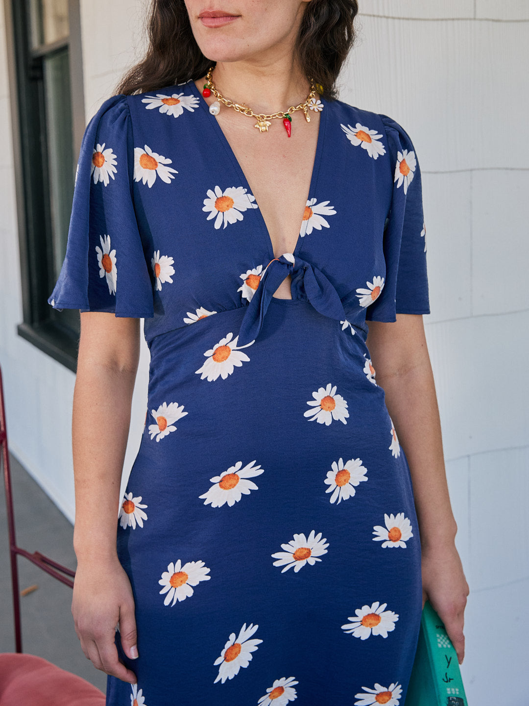 Lisa Says Gah - Jess Dress - Navy Daisy -