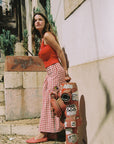 Lisa Says Gah - Harley Tank - Red Floral -