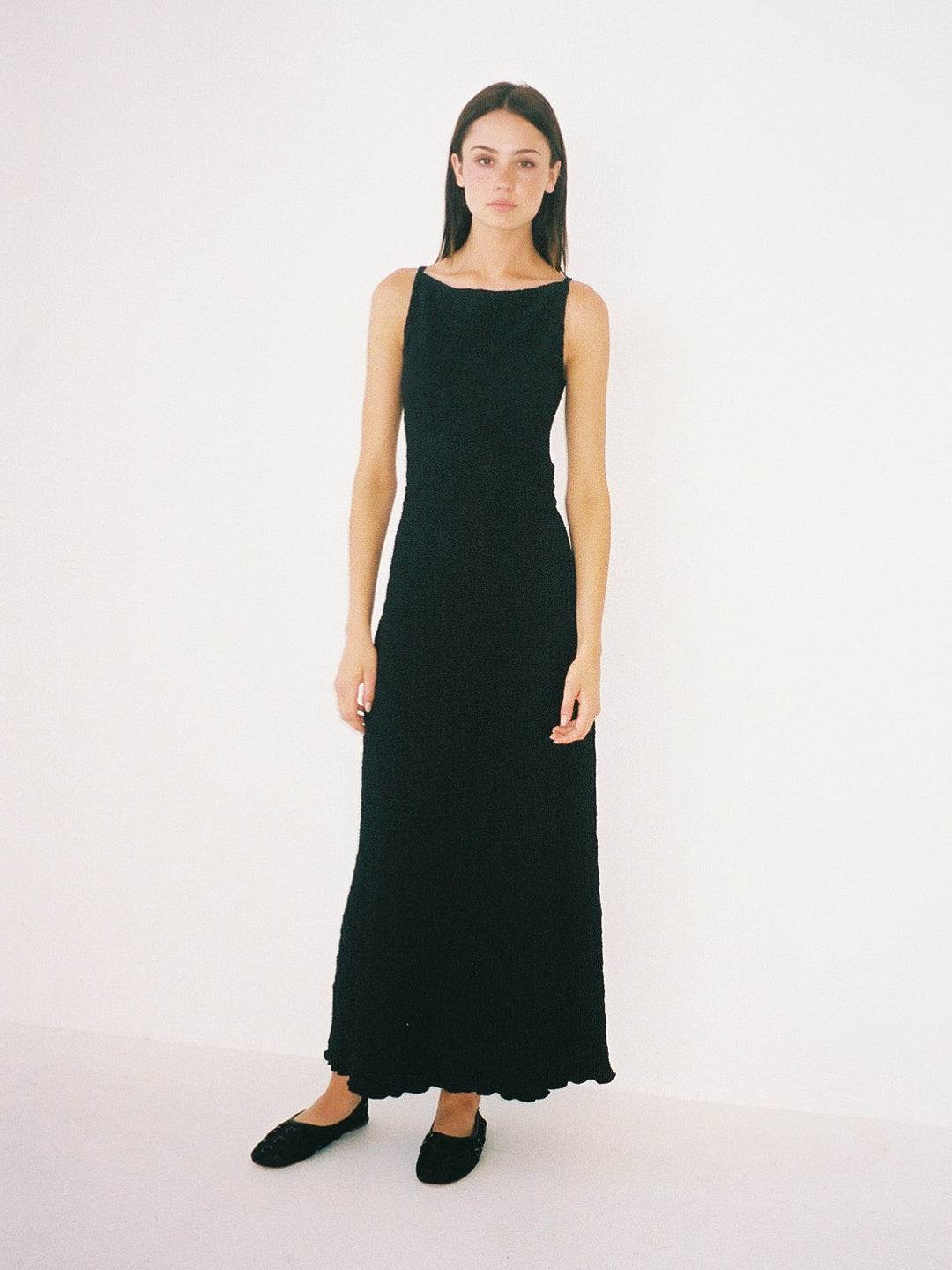 Maya Dress - Black Crinkle Black / 3XL Maya Dress - Black Crinkle Black / 3XL