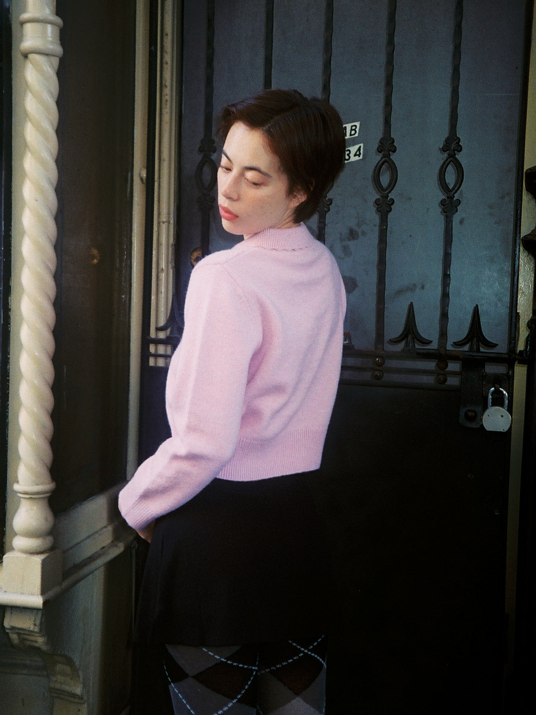 Lisa Says Gah - Posey Polo Sweater - Ballet Pink -