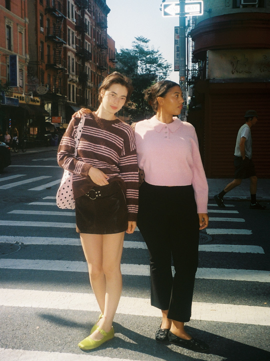 Lisa Says Gah - Posey Polo Sweater - Ballet Pink -