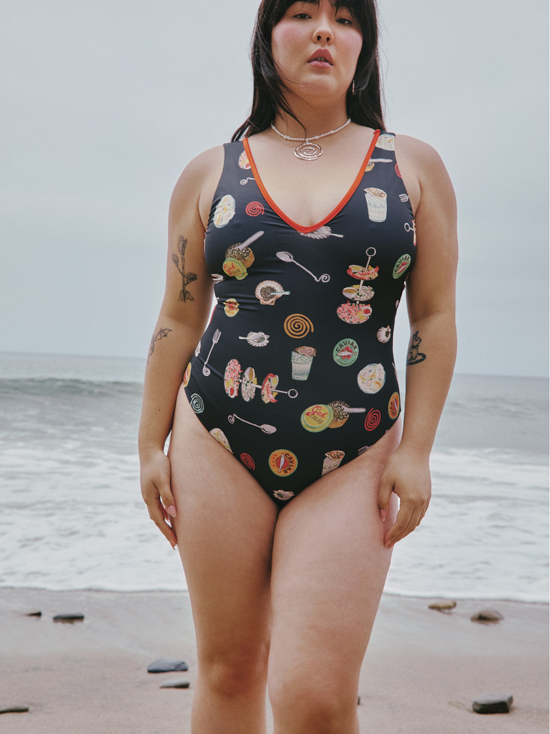 Lisa Says Gah - Gena One Piece - Caviar Dreams Black -