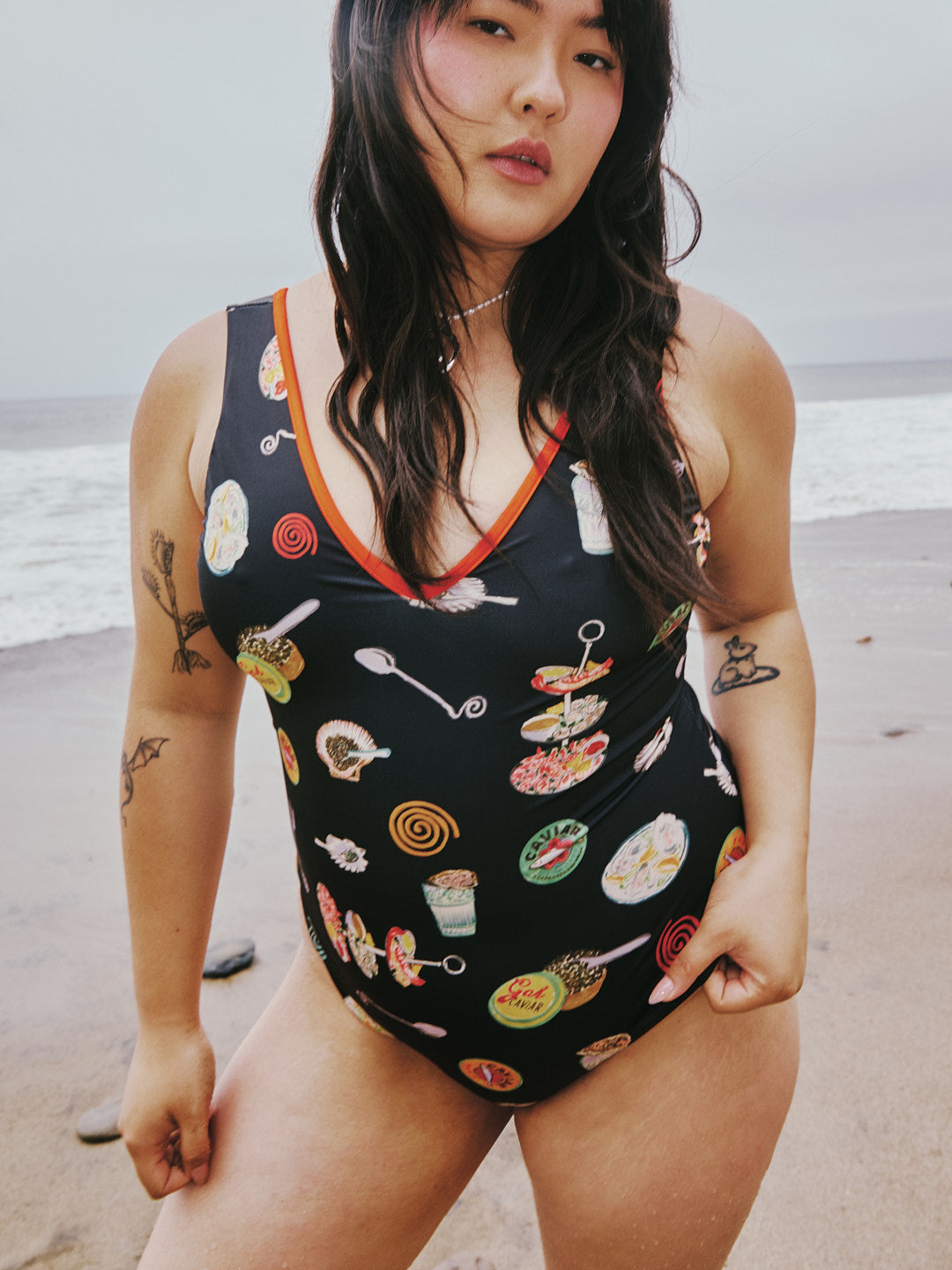 Lisa Says Gah - Gena One Piece - Caviar Dreams Black -