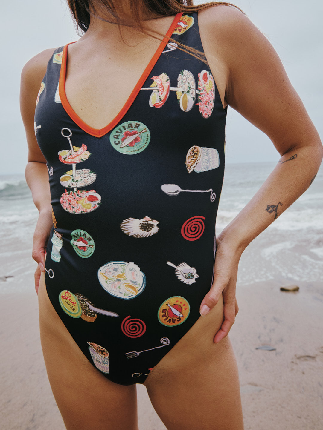 Lisa Says Gah - Gena One Piece - Caviar Dreams Black -