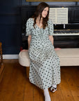 Lisa Says Gah - Margaret Top - Mint Chip Dot -